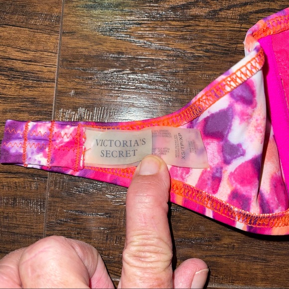 Victoria’s Secret Bandeau Tie Dye Bikini Swim XS Top - Picture 6 of 6